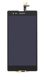 LCD Sony Xperia T2 Ultra, D5303 + dotyková deska Black / černá, Originál