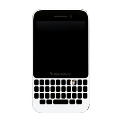 Přední kryt BlackBerry Q5 White / bílý + LCD + dotyková deska