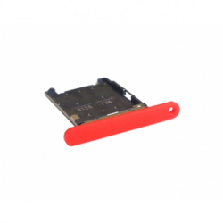 Držák SIM Nokia Lumia 720 Red / červený, Originál
