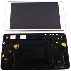 Přední kryt Samsung T235 Galaxy Tab 4 7.0 White / bílý + LCD + dotyk deska