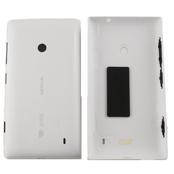 Zadní kryt Nokia Lumia 525 White / bílý - logo AVEA (Service Pac