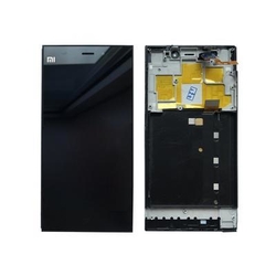 Přední kryt Xiaomi Mi3 Black / černý + LCD + dotyková deska