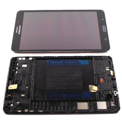 Přední kryt Samsung T235 Galaxy Tab 4 7.0 Black / černý + LCD + dotyk deska