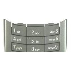 Spodní klávesnice Nokia 6710 Navigator Titan / titanová (Service