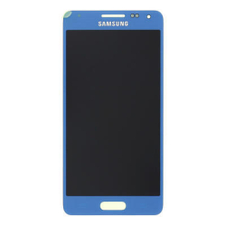 LCD Samsung G850 Galaxy Alpha + dotyková deska Blue / modrá (Service Pack), Originál