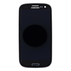 Přední kryt Samsung i9301 Galaxy S3 Neo Black / černý + LCD + dotyk deska (Service Pack)