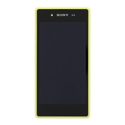Přední kryt Sony Xperia E3 D2202, D2203, D2206 Lime + LCD + dotyková deska, Originál