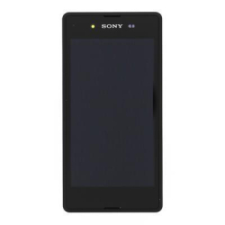 Přední kryt Sony Xperia E3 D2202, D2203, D2206 černý + LCD + dotyková deska, Originál