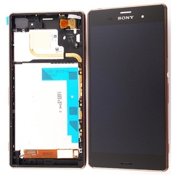 Přední kryt Sony Xperia Z3 Dual, D6633 Copper / měděný + LCD + d