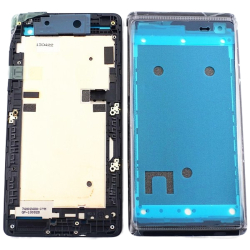 Přední kryt HTC Desire 600 Black / černý, Originál