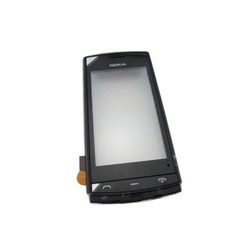 Přední kryt Nokia 500 Black / černý + dotyková deska - SWAP, Originál