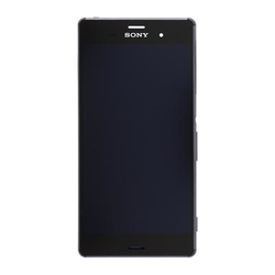 Přední kryt Sony Xperia Z3 D6603, D6653 Black / černý + LCD + do