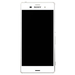 Přední kryt Sony Xperia Z3 D6603, D6653 White / bílý + LCD + dot