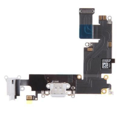 Flex kabel Apple iPhone 6 Plus + dobíjecí Lightning konektor White / bílý + mikrofon