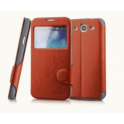 Pouzdro Yoobao Fashion Brown / hnědé pro Samsung i9150 Galaxy Mega 5.8
