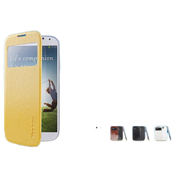 Pouzdro Yoobao S-View Yellow / žluté pro Samsung i9505 Galaxy S4