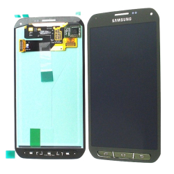 LCD Samsung G870 Galaxy S5 Active + dotyková deska Green / zelená, Originál
