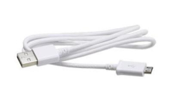 Datový kabel Samsung ECB-DU4AWE microUSB White / bílý, Originál