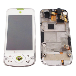 Přední kryt Samsung i5700 Galaxy Spica White / bílý + LCD + doty