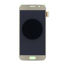 LCD Samsung G920 Galaxy S6 + dotyková deska Gold / zlatá (Service Pack), Originál