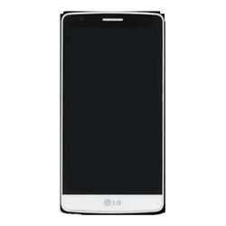 Přední kryt LG G3 S, D722 White / bílý + LCD + dotyková deska, Originál