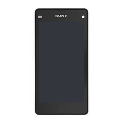 Přední kryt Sony Xperia Z1 Compact, D5503 Black / černý + LCD + dotyková deska, Originál