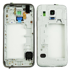 Střední kryt Samsung G800H Galaxy S5 mini Duos White / bílý (Ser