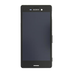 Přední kryt Sony Xperia M4 Aqua E2303, E2306 černý + LCD + dotyková deska, Originál