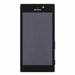 Přední kryt Sony Xperia M2 Aqua, D2403 + LCD + dotyková deska Copper, Originál