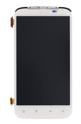 Přední kryt HTC Sensation XL White / bílý + LCD + dotyková deska, Originál