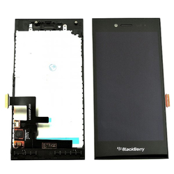 Přední kryt BlackBerry Leap Black / černý + LCD + dotyková deska, Originál