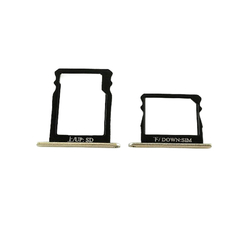 Držák microSD + SIM Huawei Ascend P8 Gold / zlatý, Originál