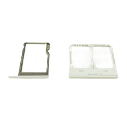 Držák microSD + SIM HTC One E8 Dual White / bílý, Originál