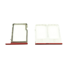 Držák microSD + SIM HTC One E8 Dual Red / červený, Originál