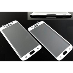 Tvrzené sklo Samsung G928 Galaxy S6 Edge+ White / bílé - zahnuté