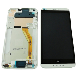Přední kryt HTC Desire 816 White / bílý + LCD + dotyková deska - SWAP, Originál