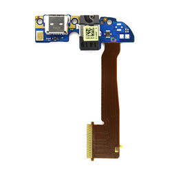 Flex kabel HTC One M8 + AV audio konektor + dobíjecí USB konektor + mikrofon, Originál