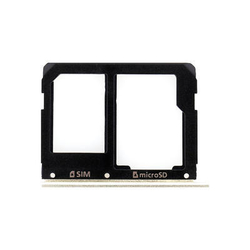 Držák microSD + SIM Samsung A310 Galaxy A3, A510 Galaxy A5 Black