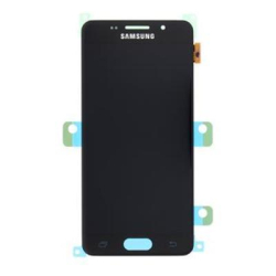LCD Samsung A310 Galaxy A3 + dotyková deska Black / černá (Service Pack), Originál
