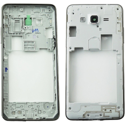 Střední kryt Samsung G531 Galaxy Grand Prime VE Grey / šedý (Service Pack), Originál