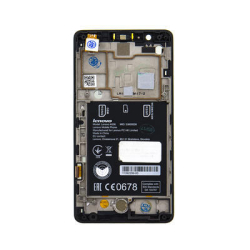 Přední kryt Lenovo A536 Black / černý + LCD + dotyková deska