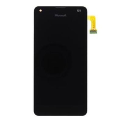 Přední kryt Microsoft Lumia 550 Black / černý + LCD + dotyková deska, Originál