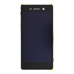 Přední kryt Sony Xperia M5, M5 Dual Black / černý + LCD + dotyková deska, Originál