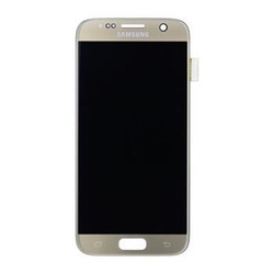 LCD Samsung G930 Galaxy S7 + dotyková deska Gold / zlatá (Service Pack), Originál