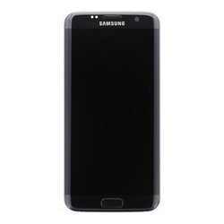 Přední kryt Samsung G935 Galaxy S7 Edge Black / černý + LCD + dotyk deska (Service Pack)