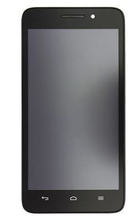 Přední kryt Huawei Ascend G620S Black / černý + LCD + dotyková deska, Originál