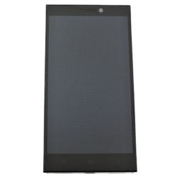Přední kryt Lenovo Vibe Z2 Black / černý + LCD + dotyková deska, Originál
