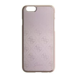 Pouzdro Guess 4G Metallic Hard Pink / růžové pro Apple iPhone 6, 6S