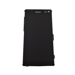 Přední kryt Sony Xperia C5 Ultra E5553, Dual E5533 černý + LCD + dotyková deska, Originál