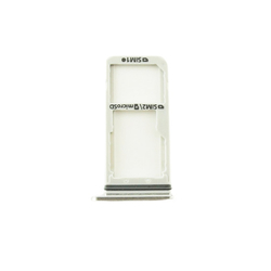 Držák microSD + 2x SIM Samsung G930 Galaxy S7 Duos White / bílý (Service Pack), Originál